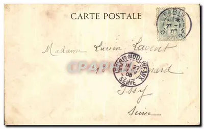 Parigi — Bois de Boulogne — Il Lago — C. L. C. — n°155 — Verso