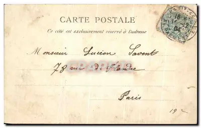 Place de la République — Paris — C.L.C. n°190 — Rückseite
