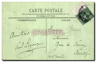 Paryż — Seina, widok z wież Katedry Notre-Dame — LL. — nr 1184 — Rewers
