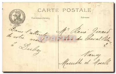 Stara pocztówka Paryż Hotel des Invalides Ołtarz — Rewers