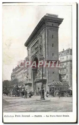 Paris — A Porta Saint-Denis — Coleção Petit Journal