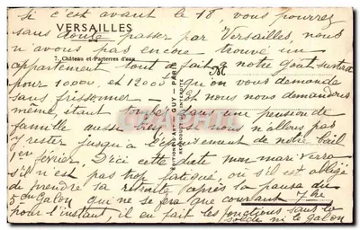 Versailles — Castelo e Parterres d'água — Edições Guy — Verso