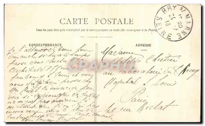 Bry-sur-Marne — Pomnik Komandanta Podenas (1870-71) — E. Faciolé, fot.-wyd., Le Perreux — Rewers