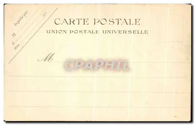 Vincennes - Statue du Général Daumesnil — éditeur Union Postale Universelle — Verso
