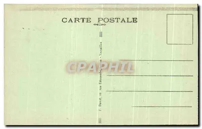 Maschera di Pascal — Abbazia di Port-Royal des Champs (S.-et-O) — Editore F. David, Versailles — Verso
