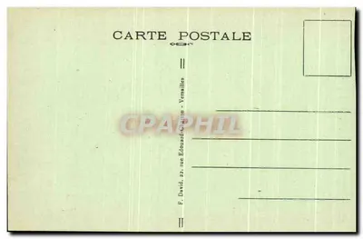Abbaye de Port-Royal-des-Champs (S.-et-O.) — Ubicación del antiguo cementerio en el centro del claustro — F. David, Versalles — Reverso