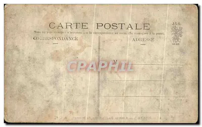 Bilhete postal antigo Draveil Avenue Du Château De Draveil — Verso