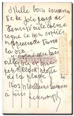 Biarritz — Le coin pittoresque de la Côte des Basques — éditeur impr. sur la carte n°110 — Verso