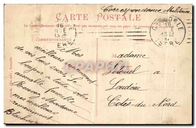 Grenoble — Quais i Mouchevotte — P. Gaude, fot. wyd., Grenoble — Rewers