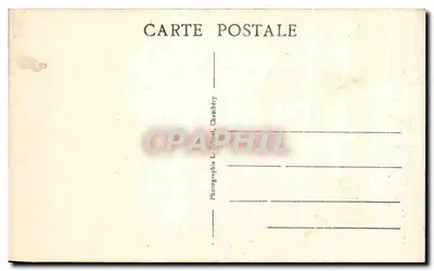 A Cruz do Nivolet — Savoie — Fotografia L. Chambéry — Verso