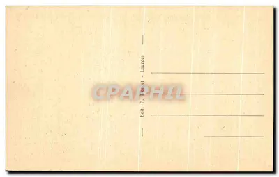 Lembrança de Sᵗ Bernadette Soubirous — Ao pé de Maria orei por você — N°7 — Verso