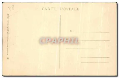 Dauphiné - O Castelo de Vizille — Edições Martinetto frères — Verso