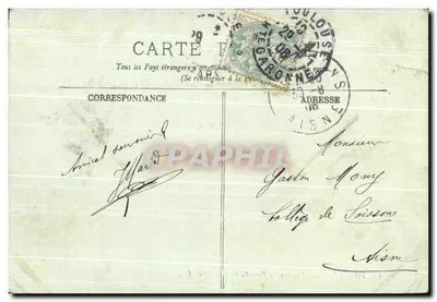 Toulouse — Vue vers le Pont Saint-Michel — LL. — Reverso