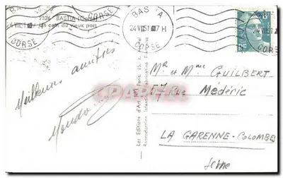 Bastia (Korsyka) — Stare porty — Les Éditions d'Art — Rewers