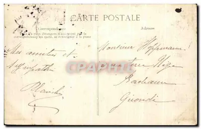 Cheia do rio Sena — Paris - O Ponte Alexandre — Editor E.C.D. — Verso