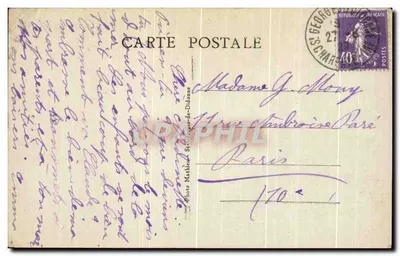 ST-GEORGES-de-DIDONNE — Molo widziane z pustkowia — Photo Matière — Rewers