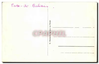 Le Portel - A colheita de mariscos no Forte de l'Heurt — G. G. 41 — Verso
