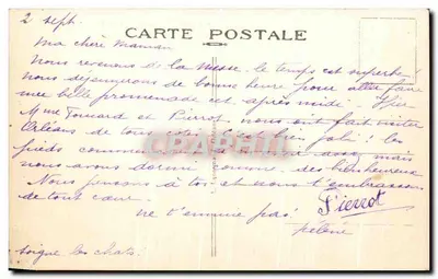 Orléans — A Igreja de São Marceau — Editor anônimo, número de série não visível — Verso