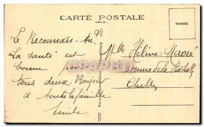 Château-Thierry (Aisne) — Amerykański Pomnik Côte 204 — Wyd. J. B. — Rewers