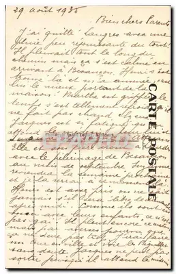 Langres — Drzwi Longe-Porte — D. D. — Rewers