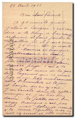 Langres (Haute-Marne) — Kościół św. Martyna — Nowoczesna pocztówka nr 4111 — Rewers