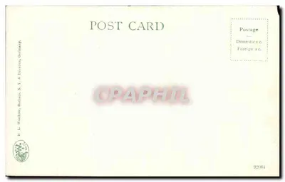 Bureau de Poste de Buffalo, N.Y. — vista arquitetônica — H. L. Wochler, Buffalo, N.Y. & Dresden, Germany, n° 133 — Verso