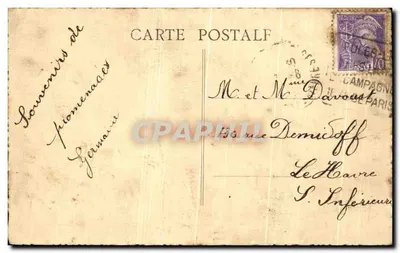 Sotteville-sur-Mer (S.-Inf.) — La Mare — Coll. Blanchard — Verso
