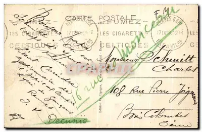 Rennes (Il-et-V) — Le Thabor — Massifs centraux — Édition Fumez — Achterkant