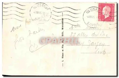 Chambery — Vista generale e Nivolet (alt. 1546 m) — Savoie Tourisme, n° 861 — Verso