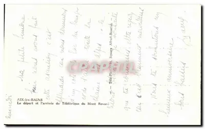 Mont Revard — Teleliften — Telecopie Telecopie — Achterkant