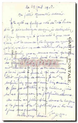 Porto Vendres (Pyr.-Or) — Navio postal de Argel — Verso