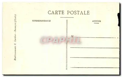 Stara pocztówka Sites Pittoresques De Franche Comte Vallee De La Loue Notre Dame Du Chene Pavillon Hotellerie et Chapelle — Rewers