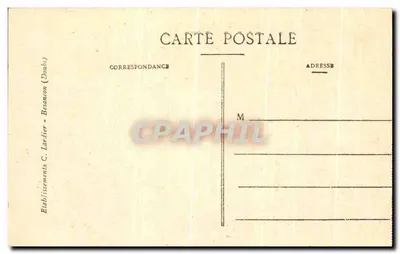 Notre-Dame-du-Chêne - Il Miracolo — Dipinto di M. Isembart — Editore C. Lardier, Besançon — Verso