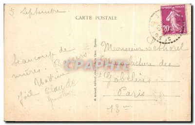 Saint-Suliac (I.-et-V.) — Vista geral da Baia — G. Artaud, editor — Verso