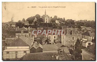 Segré — Vista geral em direção à Capela de São José — Delorme, editor