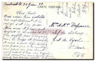 Cauterets — Avenue Docteur Dommer — editore Saurin — Verso