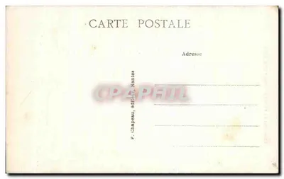 En Bretaña — Traje de Pont-Aven — R. Chapeau, editor, Nantes — Reverso