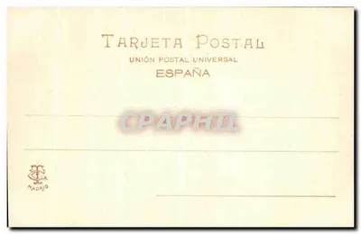 Mulher à procura de pérolas na praia — Melchor de Palau — P. Parcedo — Verso