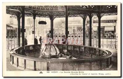 Vichy - A Fonte Grande Grille — (Charles Le Coeur e Lucien Woog, arq.)