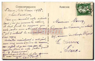 Saint-Omer - A Ribeira do Aa e a Igreja de São Bertin — Edição Facon, Tabacs, Saint-Omer, n°32 — Verso