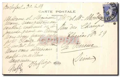 Rochefort-sur-Mer — Wzgórze Vauban — Wyd. A. Gauthier — Rewers