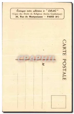 DRAC i PAC przy Arce de Triomphe — 20 czerwca 1926 — Film Drac — N°5 — Rewers