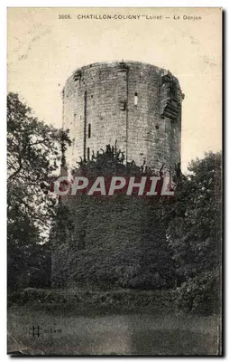 Chatillon-Coligny — O Donjon — editor H. Iceland, n° 3808