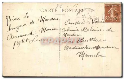 Meudon (S.-et-O.) — Observatório de Meudon — Ch. Leveaune, 58, Rue de la République — Verso