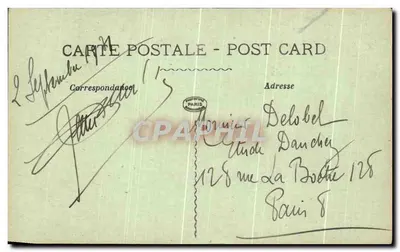 HAM w ruinach — Portal klasztoru — La Ponidé, n°3087 — Rewers