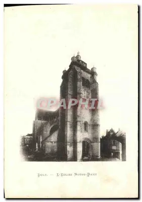 Dole — L'Église Notre-Dame — éditeur impr. sur la carte