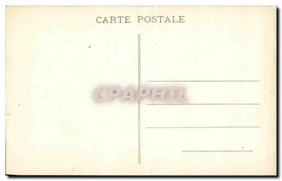 Reims antes da Grande Guerra — Praça Real e Rue Carnot — V. Thuillier, editor, Reims — Verso