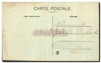 Vista Geral de BEAUCAIRE — O Rio Rhône e o Ponte Suspensa ligando Tarascon — 4 - JUL 1919 — Verso