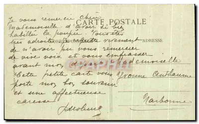 Saint-Sever-sur-Adour — Promenade de Morlanne — Estátua do Geral Lamarque — Verso