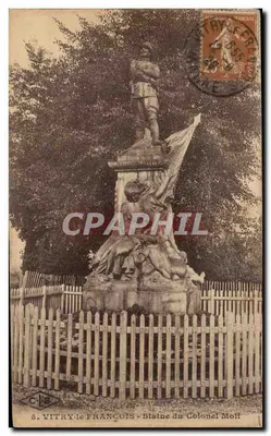 Vitry-le-François — Estátua do Coronel Molf — C. Laîtier, n°5